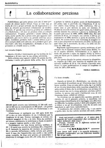 Radiofonia rivista quindicinale di radioelettricità