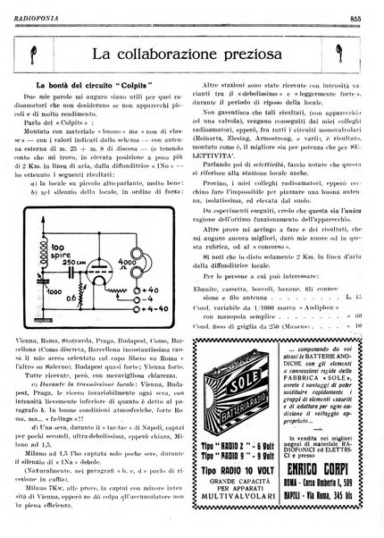 Radiofonia rivista quindicinale di radioelettricità