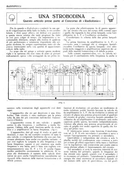 Radiofonia rivista quindicinale di radioelettricità