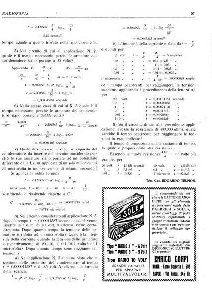 Radiofonia rivista quindicinale di radioelettricità