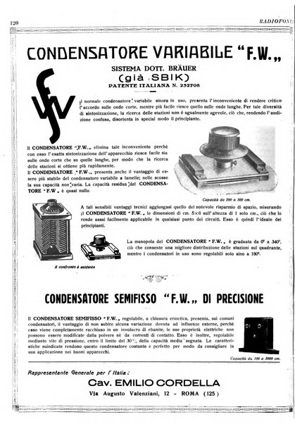 Radiofonia rivista quindicinale di radioelettricità