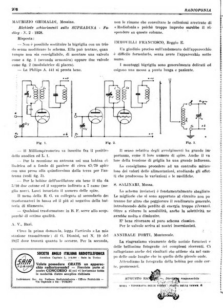 Radiofonia rivista quindicinale di radioelettricità