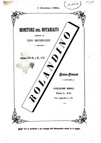 Rolandino gazzetta del notariato