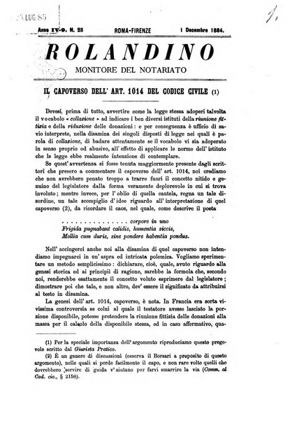 Rolandino gazzetta del notariato