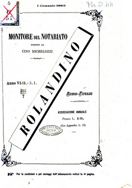 Rolandino gazzetta del notariato