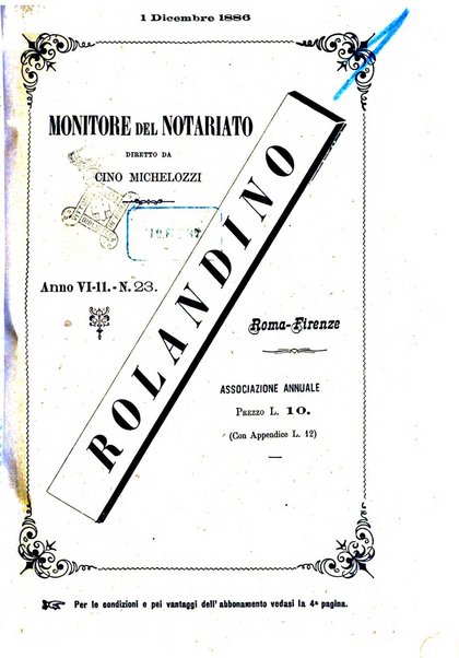 Rolandino gazzetta del notariato