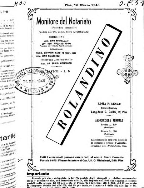 Rolandino gazzetta del notariato