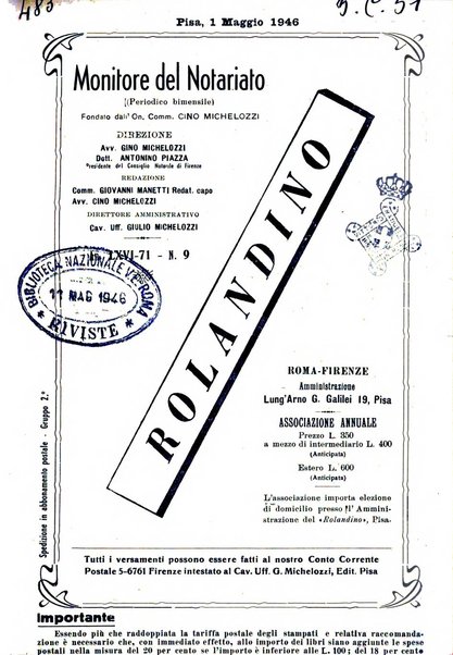 Rolandino gazzetta del notariato