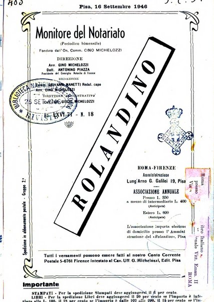 Rolandino gazzetta del notariato