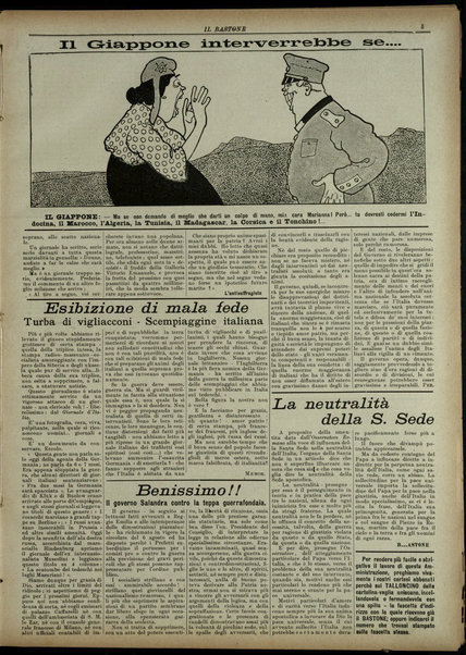 Il bastone : periodico umoristico illustrato