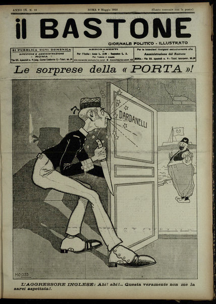 Il bastone : periodico umoristico illustrato