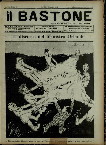 Il bastone : periodico umoristico illustrato