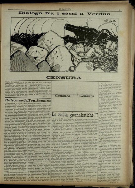 Il bastone : periodico umoristico illustrato