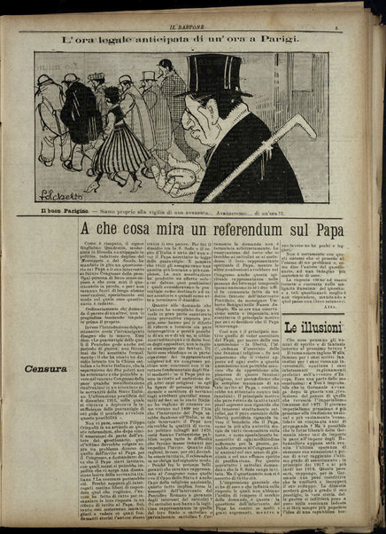 Il bastone : periodico umoristico illustrato