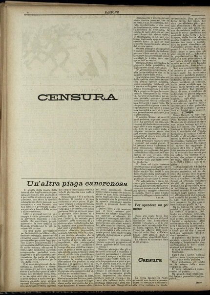 Il bastone : periodico umoristico illustrato