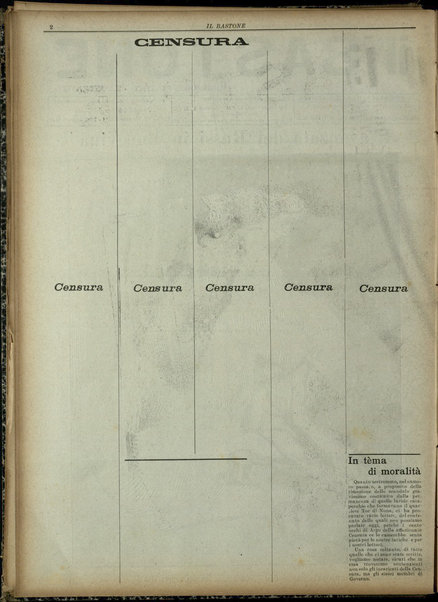 Il bastone : periodico umoristico illustrato