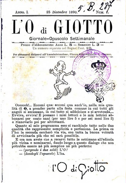 L'O di Giotto giornale chiaro e tondo