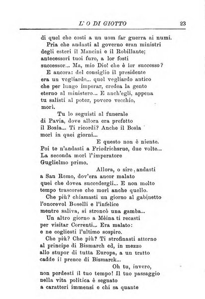 L'O di Giotto giornale chiaro e tondo