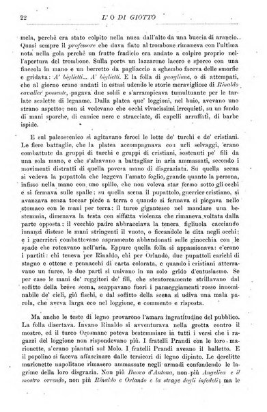 L'O di Giotto giornale chiaro e tondo