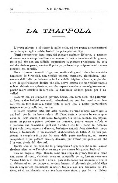 L'O di Giotto giornale chiaro e tondo