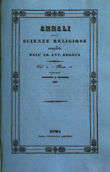 Annali delle scienze religiose