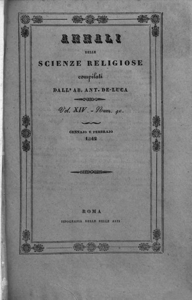 Annali delle scienze religiose