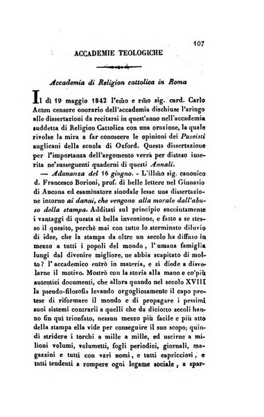 Annali delle scienze religiose