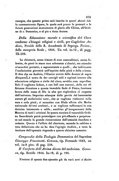 Annali delle scienze religiose