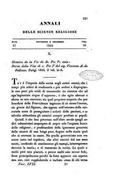 Annali delle scienze religiose