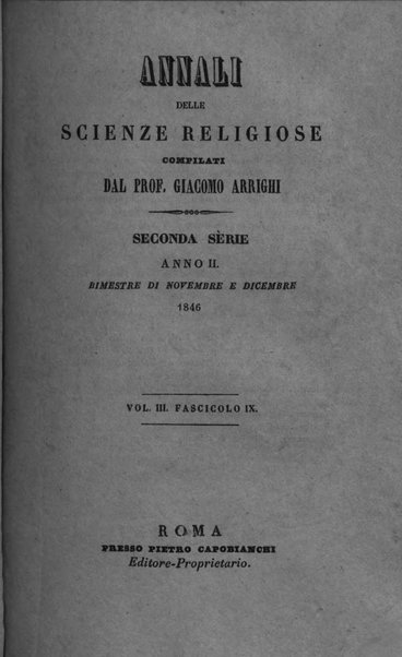 Annali delle scienze religiose