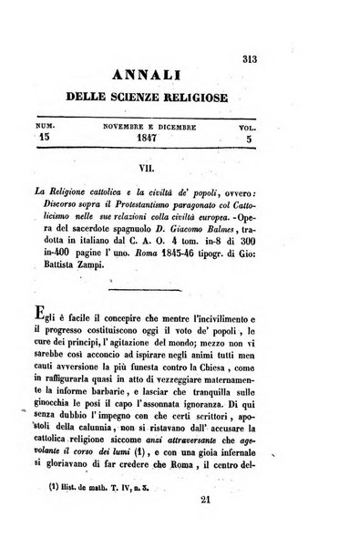 Annali delle scienze religiose