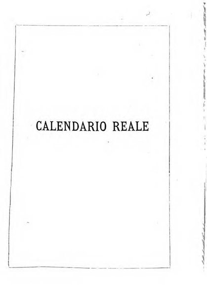 Calendario reale