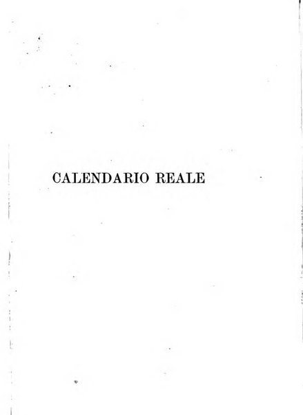 Calendario reale