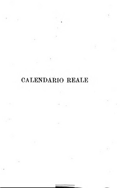 Calendario reale