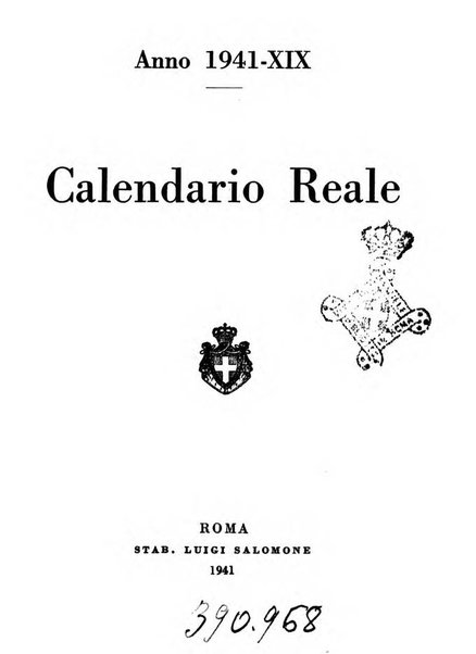 Calendario reale