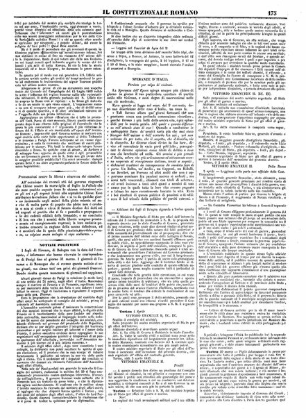 Il costituzionale romano : giornale politico