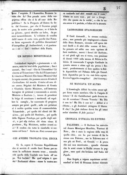 Cassandrino repubblicano : giornaletto di assoluta libertà per la grazia di Dio e del popolo