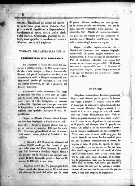 Cassandrino repubblicano : giornaletto di assoluta libertà per la grazia di Dio e del popolo