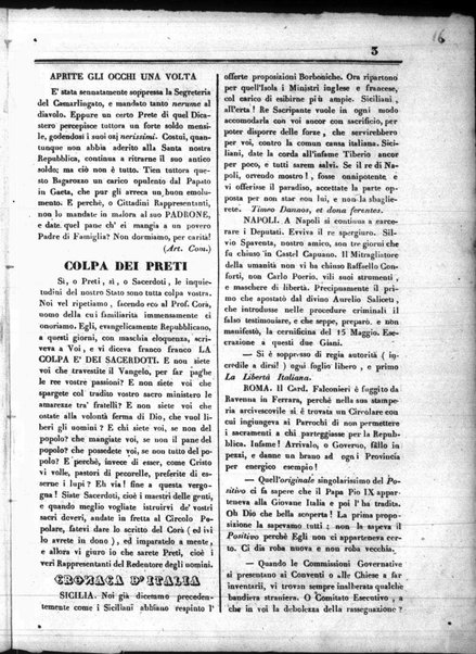 Cassandrino repubblicano : giornaletto di assoluta libertà per la grazia di Dio e del popolo