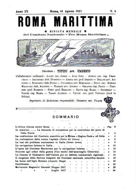 Roma marittima bollettino ufficiale del Comitato