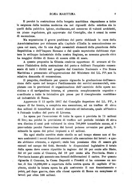 Roma marittima bollettino ufficiale del Comitato