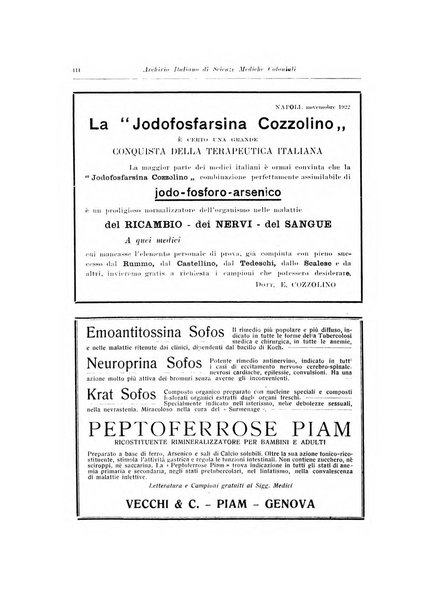 Archivio italiano di scienze mediche coloniali