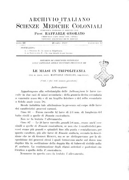 Archivio italiano di scienze mediche coloniali