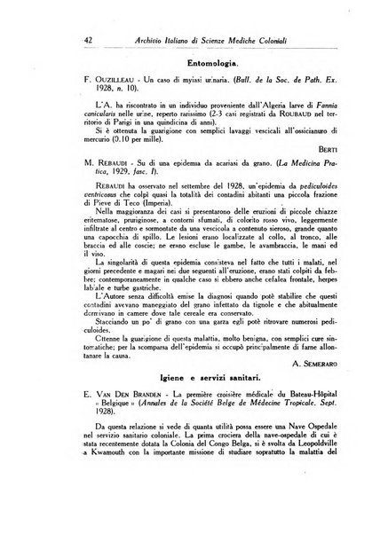 Archivio italiano di scienze mediche coloniali