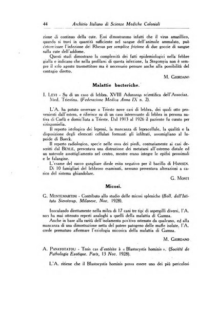 Archivio italiano di scienze mediche coloniali