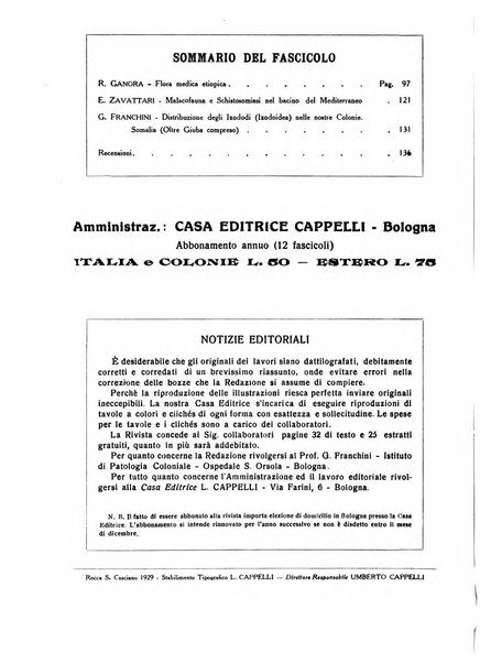 Archivio italiano di scienze mediche coloniali