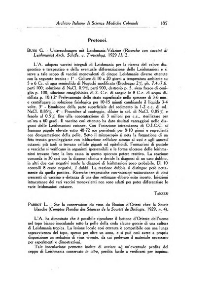 Archivio italiano di scienze mediche coloniali