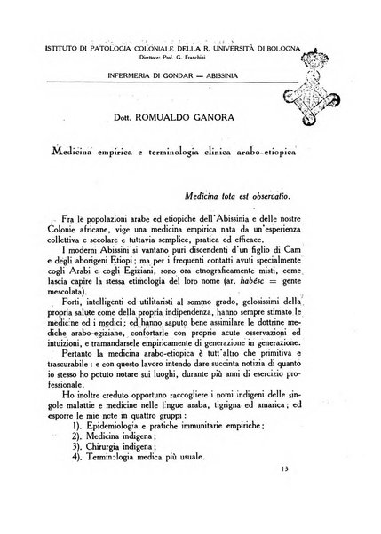 Archivio italiano di scienze mediche coloniali