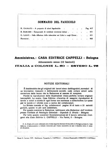 Archivio italiano di scienze mediche coloniali