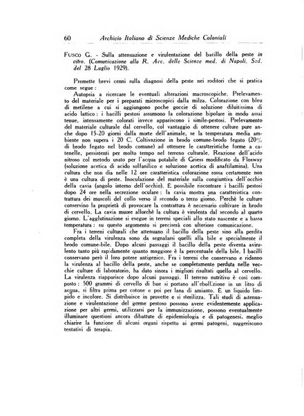 Archivio italiano di scienze mediche coloniali